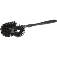 Ebnat WC-Bürste mit Randreiniger Flex, schwarz
