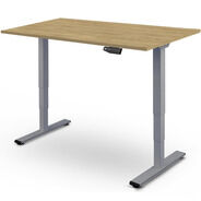 Contini Elektrisch höhenverstellbarer Schreibtisch ET225E, 140 x 80 cm, eiche