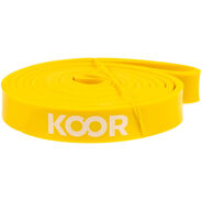 KOOR Bande de fitness, légère, jaune
