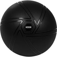 KOOR Ballon de gymnastique, 65 cm, noir