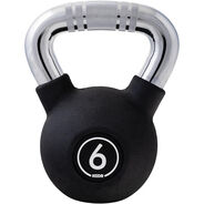KOOR Kettlebell, 6 kg, noir