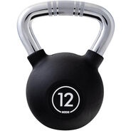 KOOR Kettlebell, 12 kg, noir