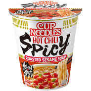 Nissin Cup Noodles Ramen Style, Spicy Hot Chili, 66 g, 1 Stück