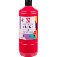 Talens Plakatfarbe, 1000 ml, primärrot, 1 Stück