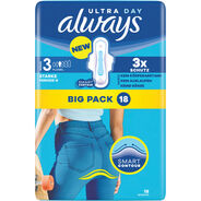 always Ultra Binde, Gr. 3, Long Plus mit Flügeln