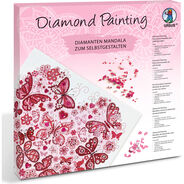 Ursus Diamond Painting Mandala Set 10, rot/rosa