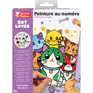 Graine Créative Malset Malen nach Zahlen "Katzen"