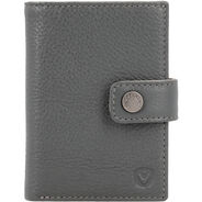 Valenta Portemonnaie Leather Luxe, grau/off-white