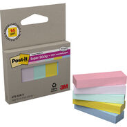 Post-it Index Marker Super Sticky Recycling, Pastell, assortiert, 15 x 50 mm, 5 x 70 Blatt
