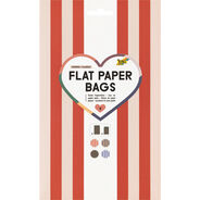 Folia Geschenktüten Classic, assortiert, 17.5 x 29 x 0.5 cm, 8 Stück