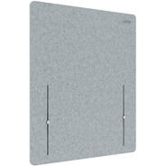 Leitz Trennwand Ergo, 60 x 70 - 100 cm, höhenverstellbar, grau