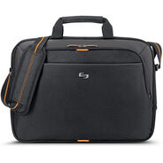 Solo NY Borsa per laptop Ace Slim, 15,6", nero/arancione