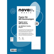 novooo Einzahlungsscheine Basic, QR Code, 500 Blatt