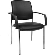 Topstar easyClean Besucherstuhl, schwarz