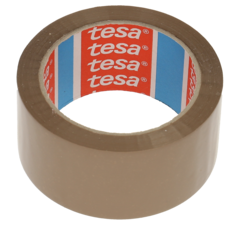 Tesa Verpackungsband tesapack strong PP, braun, 50 mm x 66 m