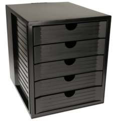 Han Schubladenelement, C4, schwarz, 5