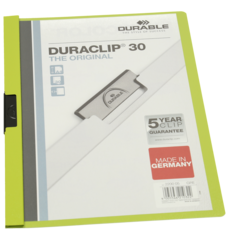 Klemmhefter Durable Duraclip 30 grün