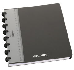 Adoc Notizheft, A5, 90 g/m², kariert 4 mm, 177 x 213 mm, adoc