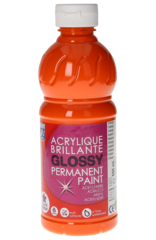 Acrylfarben Glossy, orange, 500 ml