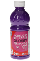 Acrylfarben Glossy, violett, 500 ml