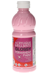 Acrylfarben Glossy, rosa, 500 ml