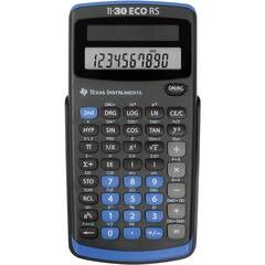 Texas Instruments wissenschaftlicher Rechner TI-30 ECO RS, schwarz/blau