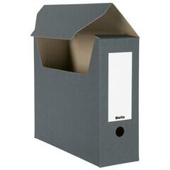Biella Archivschachtel, dunkelgrau, 10 cm, 27 cm, 33 cm, 10 Stück