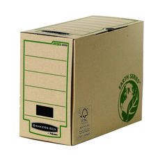Fellowes Boîte d’archivage, brun naturel, 15.3 cm, 25.4 cm, 31.9 cm