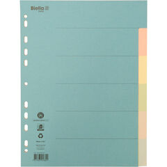 BIELLA Register Karton, farbig, A4, 6-teilig