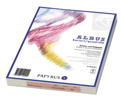 Papyrus Zeichenpapier A4 160gm, 5mm kariert, 100 Blatt