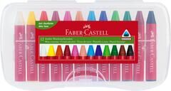 Faber-Castell Wachsmalstifte Jumbo, 12 Stück, assortiert