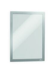 Durable Magnetrahmen Duraframe selbstklebend, A4, silber metallic, 2 Stk.