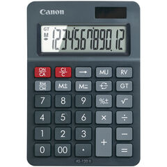 Canon Calculatrice de bureau AS-120 II, noire