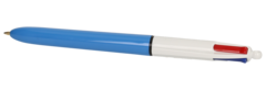 Bic Kugelschreiber 4-Colours Medium, blau / weiss