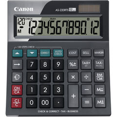 Canon Tischrechner AS-220RTS, schwarz