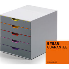 Durable Schubladenelement VARICOLOR, C4, mehrfarbig, 5