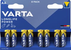 Varta Batterie Longlife Power, AA/LR6, 8 Stück