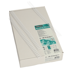 Fellowes Drahtbinderücken, A4, 8 mm, weiss, 100 Stück