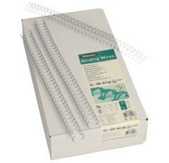 Fellowes Drahtbinderücken, silber