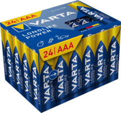 Varta Batterie Longlife Power, AAA/LR03, 24 Stück