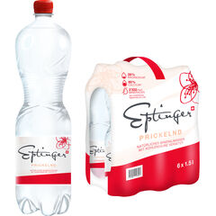 Eptinger Wasser Rot, mit Kohlensäure, 150 cl, 6 Stück