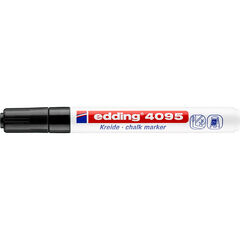 Edding Pennarello a gesso 4095, nero, 3 mm
