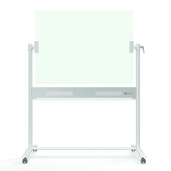 Nobo Glas-Drehtafel Impression Pro Mobile, 12 x 9 cm, Glas, weiss