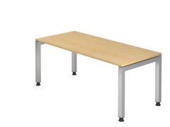 Schreibtisch AMPYR-J, 180 x 80 x 68-76 cm, ahorn