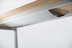 Kabelwanne zu AMPYR-J Serie, silber, Metall, 1 Stück, 44 cm, 6.5 cm, 82 cm