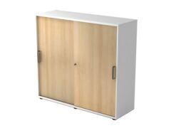 Schiebetürenschrank AMPYR 3 OH, weiss, 120 cm, 110 cm, 40 cm