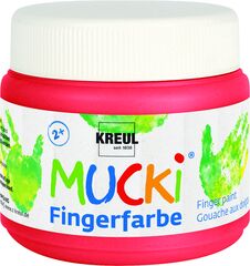 MUCKI Fingerfarbe, rot, 150 ml
