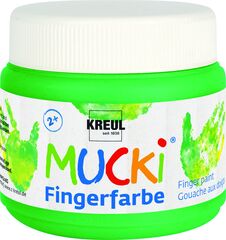MUCKI Fingerfarbe, grün, 150 ml