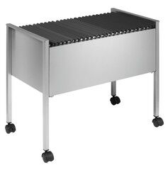 Durable Hängemappenwagen Economy, silber metallic, 65.5 cm, 59.2 cm, 36.8 cm