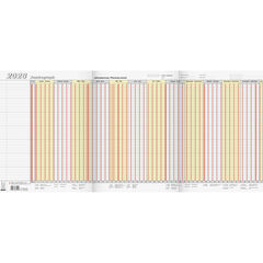 Brunnen Jahresplaner 2028 Jumbograph, 12 Monate / Seite